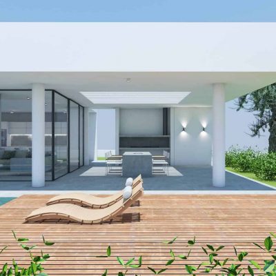 ag design architect greece deck area view 1