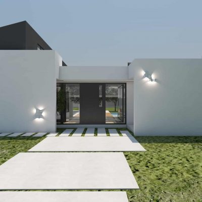 ag design architect greece entrance