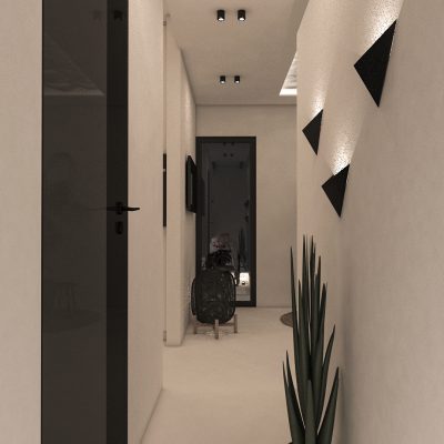 ag design architect greece hallway