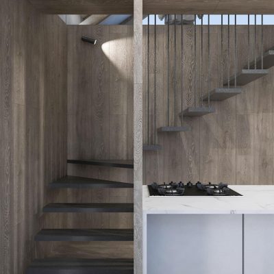 ag design architect greece inner staircase