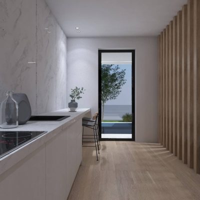 ag design architect greece kitchen with view