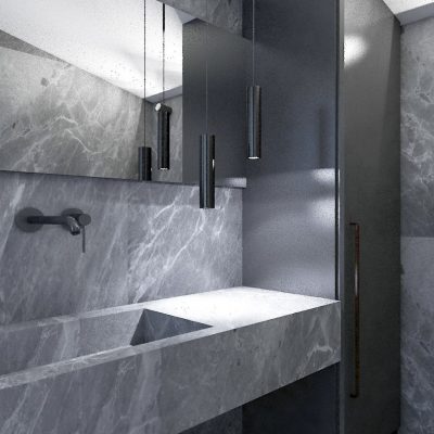 ag design architect greece master bathroom