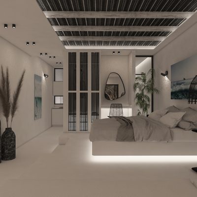 ag design architect greece master bedroom
