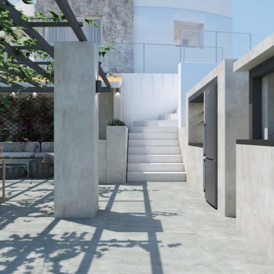ag design architect greece outside stairs